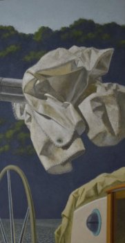 Marine, 45.25" x 24", 2023