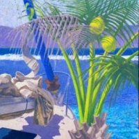 Antillean, 2000, 36” x 38”, Collection Bettina Peabody