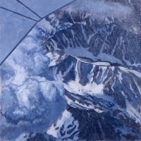 Old Snow—Sierras, 16” x 16”. Private collection