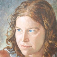 <p><span style="color:#000000;"><strong>Portrait of Anna Myers</strong>, 16” x 20” acrylic 2006, Collection Anna Myers.</span></p>