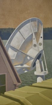 Radiotelescope/House/Freight, 2023, 60" x 30"