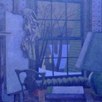 Garrett Room, acrylic on canvas, 2000, 40” x 42”