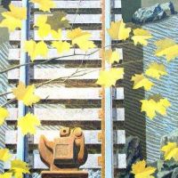 Trestle with Coupler,  acrylic on canvas,  2006, 48"x 48" (Private Collection)