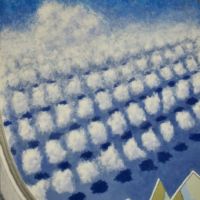 Cloud Orchard, 2025, 54"x 31"