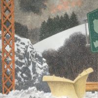 The Plow,  acrylic on canvas,  2017, 47" x 43" 